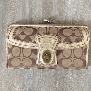 Authentic Coach French purse